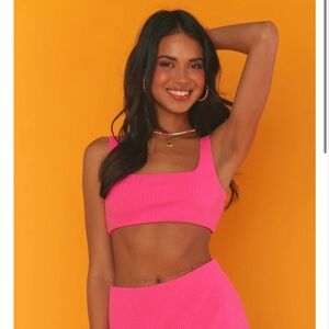 NWT! Show Me Your Mumu Elle Tank in Hot Pink - L